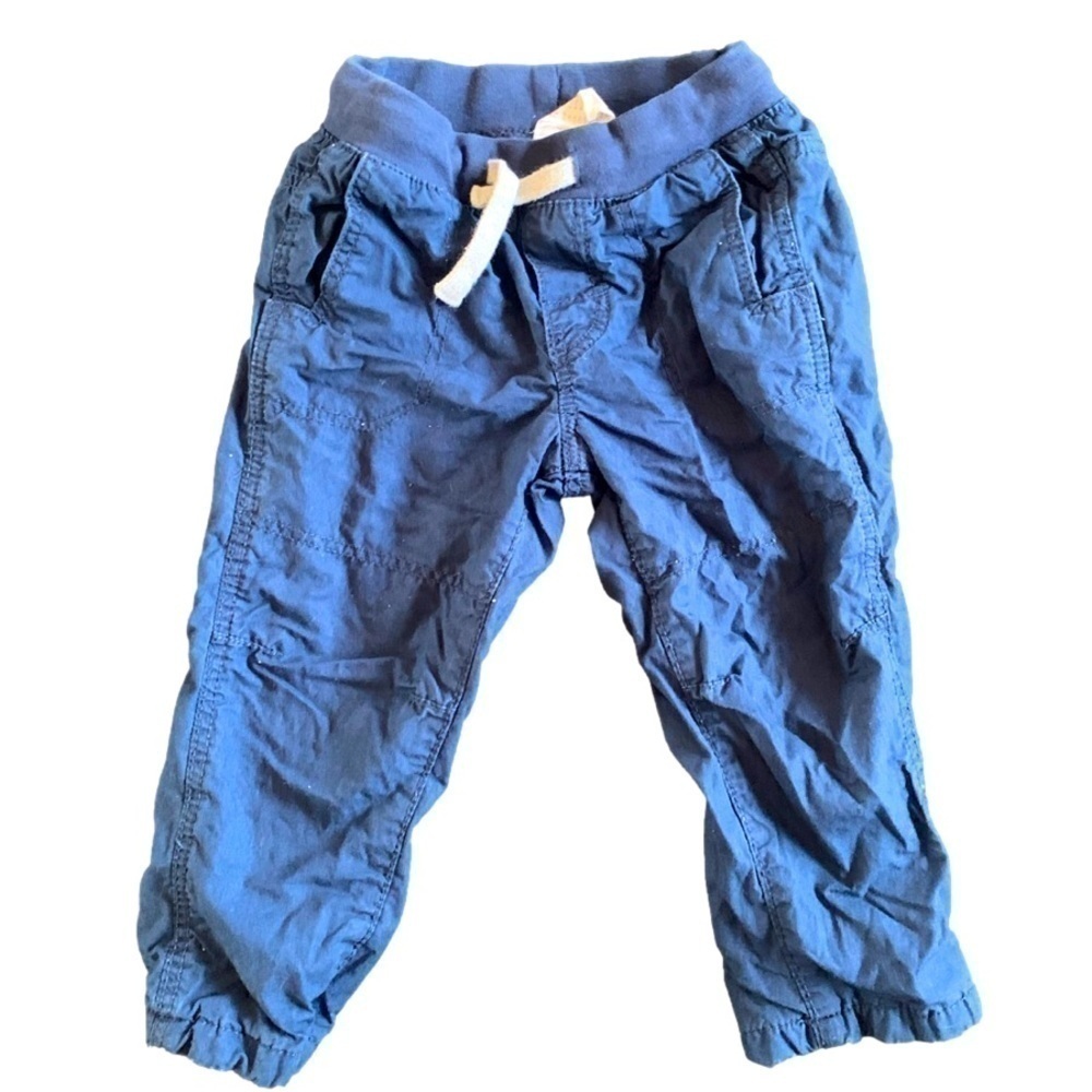 H&M Blue Pants with Warm Interlining